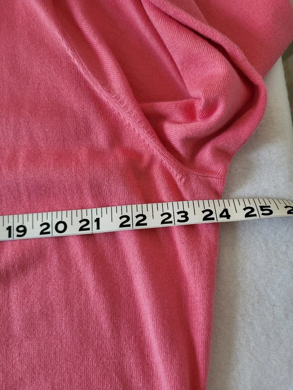 NWT Chaps Icon Pink Button Cardigan Size XXL